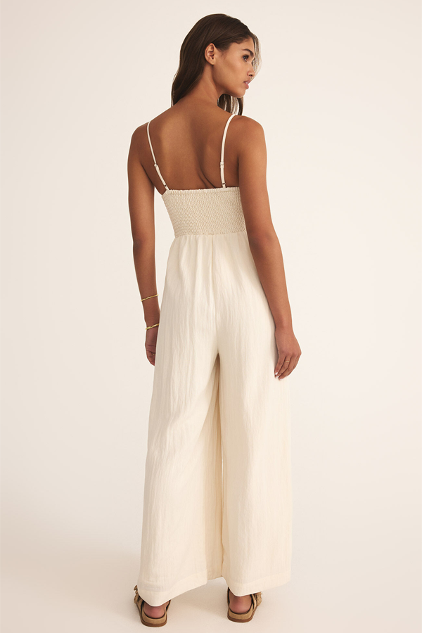 Beachside Jumpsuit | Sea Salt - Thumbnail Image Number 3 of 3
