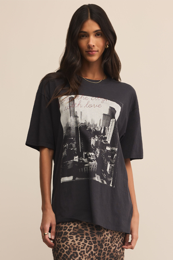 Big Apple City Tee | Black Sand - Thumbnail Image Number 1 of 3
