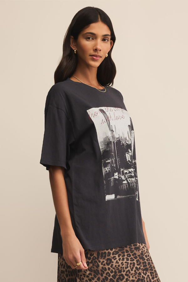 Big Apple City Tee | Black Sand - Thumbnail Image Number 2 of 3
