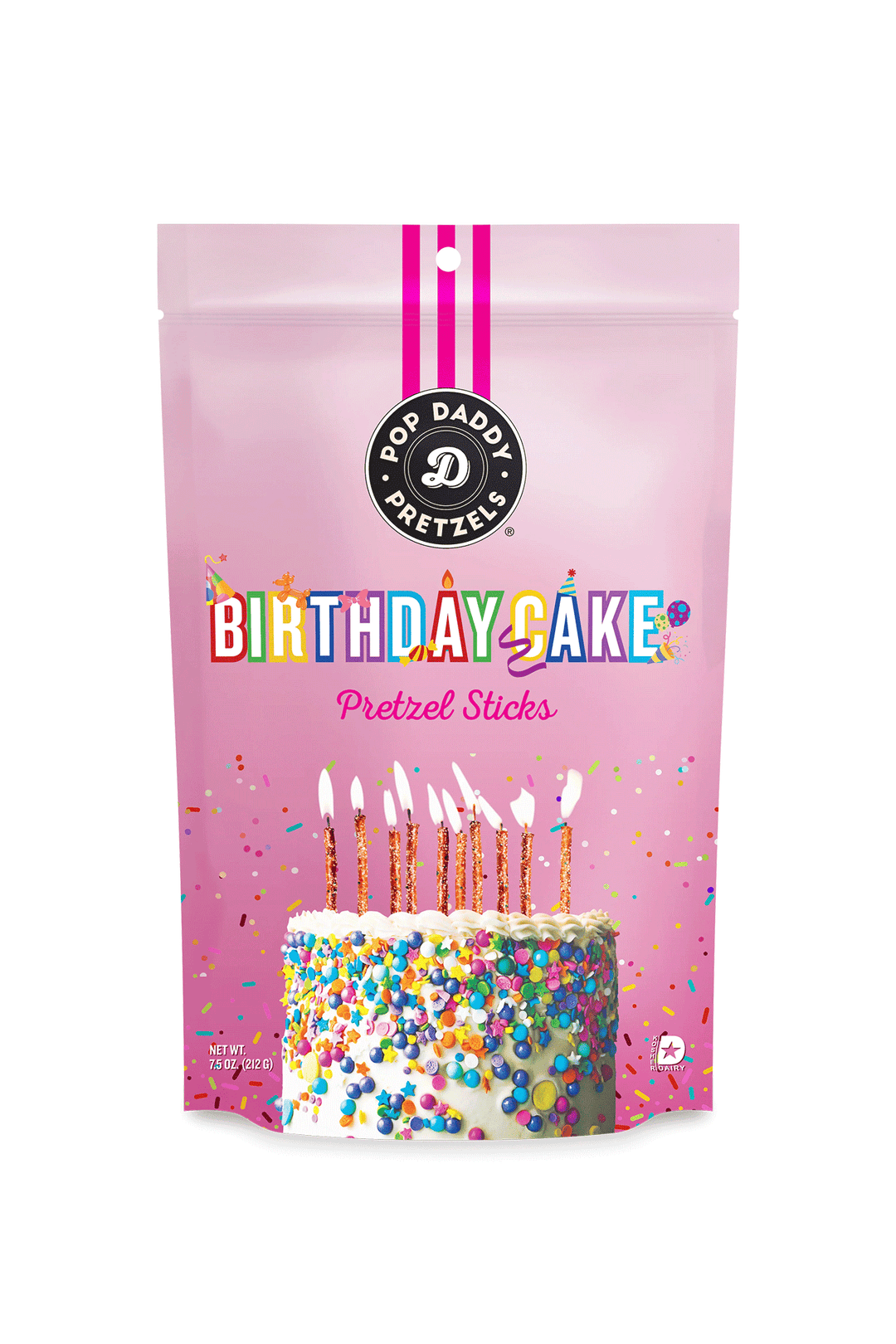Pop Daddy Birthday Cake Pretzels - Visual Media Number 1 of 3