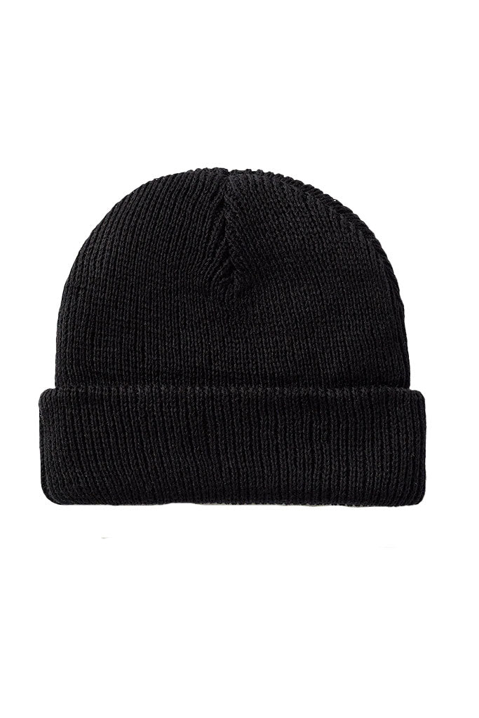 Kids Plain Beanie | Black - Visual Media Number 1 of 1