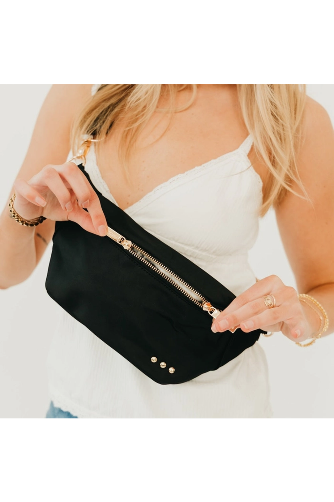 Nylon Susie Sidekick Bum Bag | Black - Visual Media Number 1 of 1