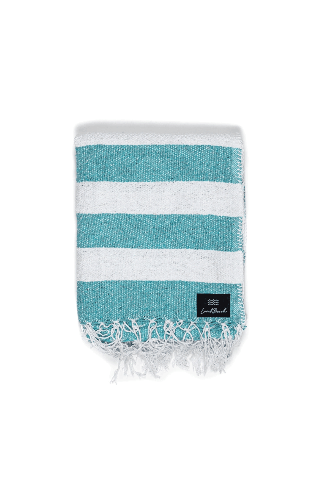 Baja Beach Blanket | Agua & White - Visual Media Number 1 of 1