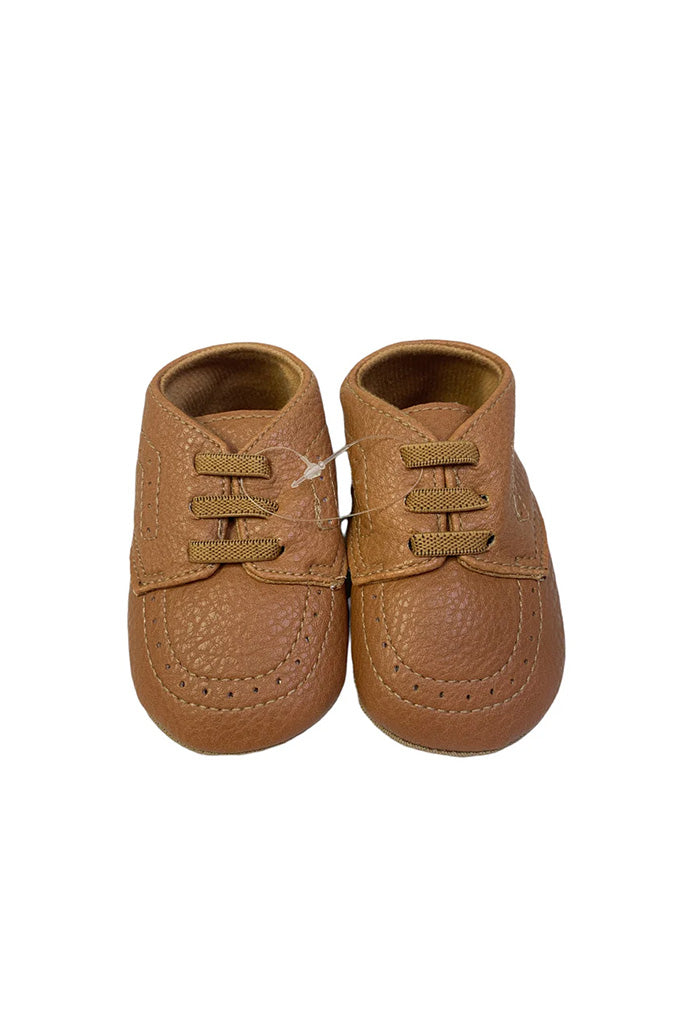 Brogue Baby Shoes | Brown - Visual Media Number 1 of 1