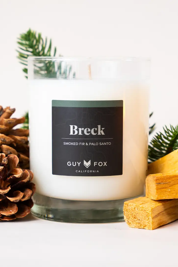 Breck Smoked Fir & Balsam Pine Candle - Visual Media Number 1 of 3