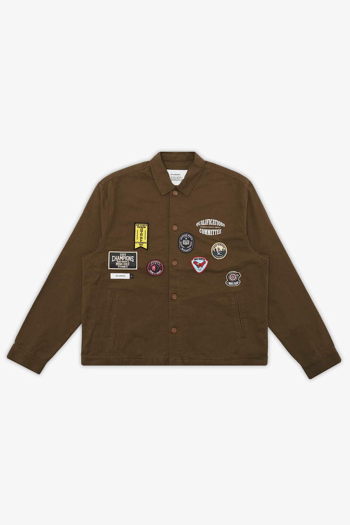 Claude Chore Jacket | Brown - Thumbnail Image Number 1 of 2
