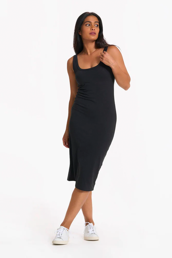Halo Essential Dress | Black Heather - Main Image Number 2 of 3