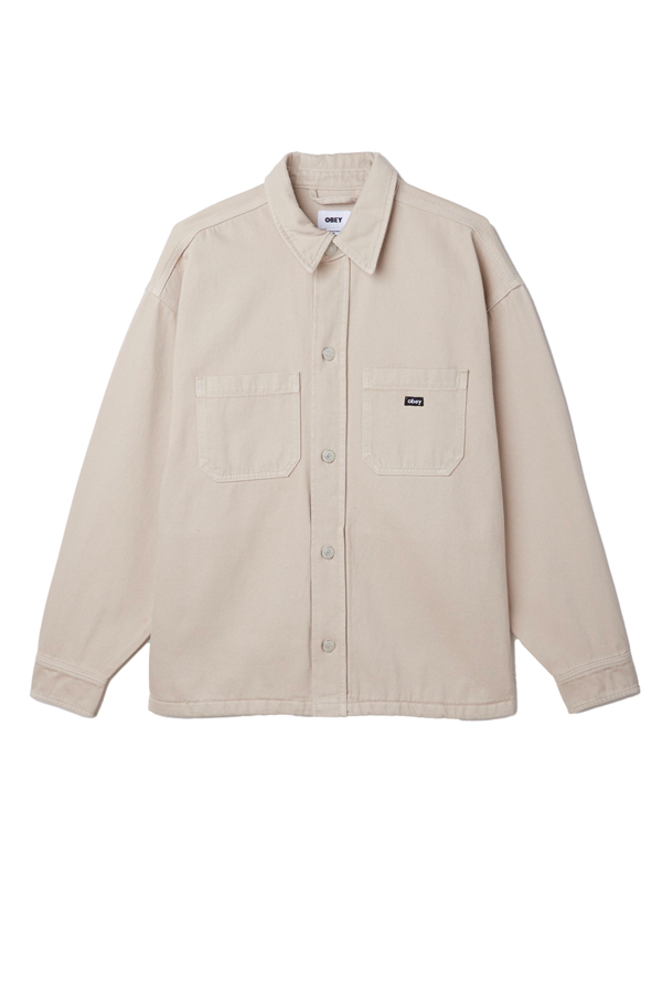 Milton Shirt Jacket | Clay - Main Image Number 4 of 4