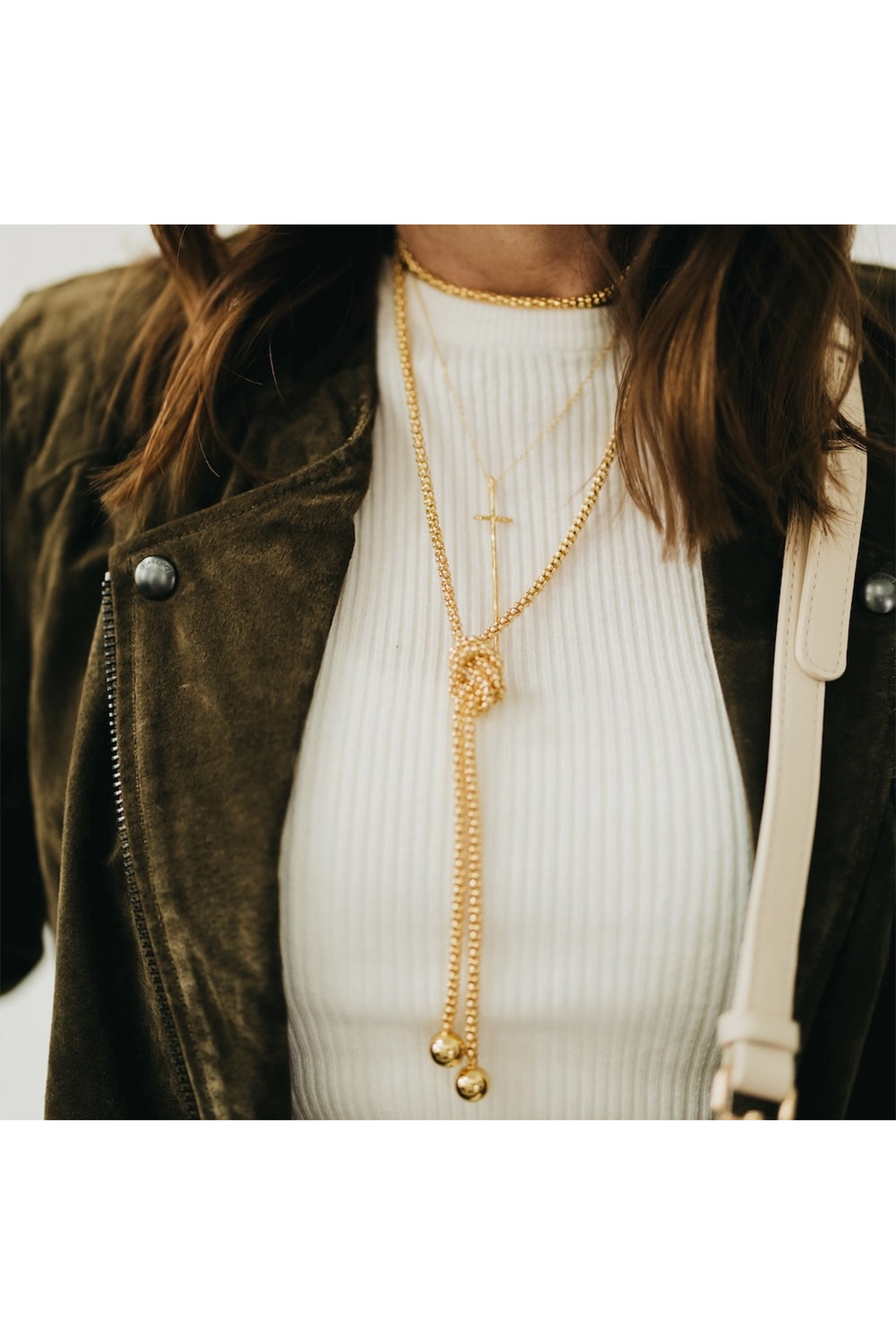 Choker Wrap Chain Necklace - Visual Media Number 2 of 2