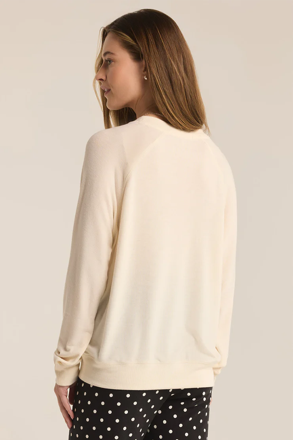 Cassie Cheers LS Raglan | Sea Salt - Thumbnail Image Number 3 of 3
