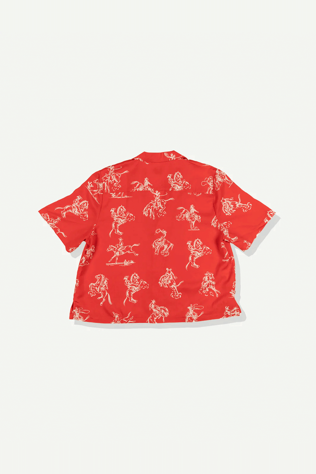 Cowboy Crop Button up | Red - Visual Media Number 3 of 3