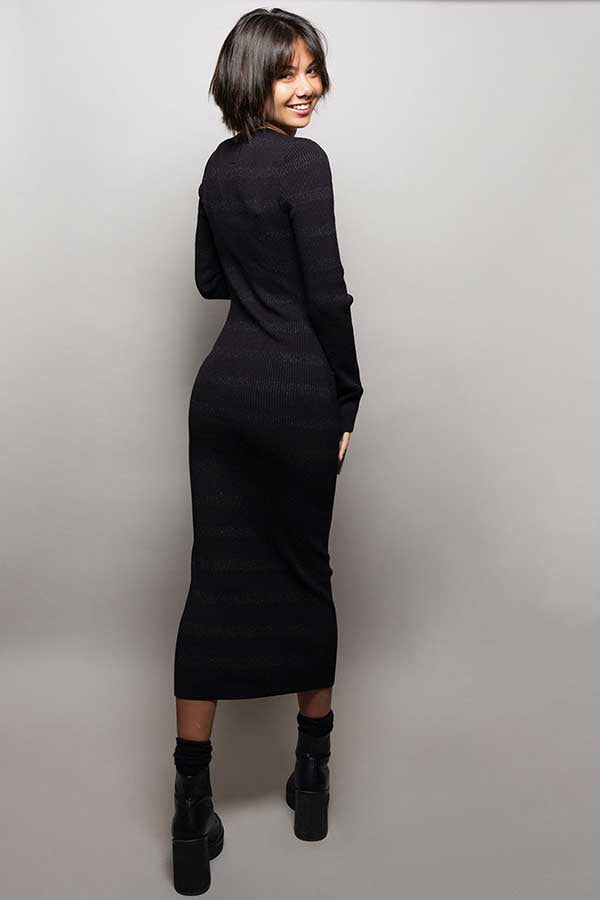 Veda Midi Dress | Fillmore Stripe - Main Image Number 2 of 3