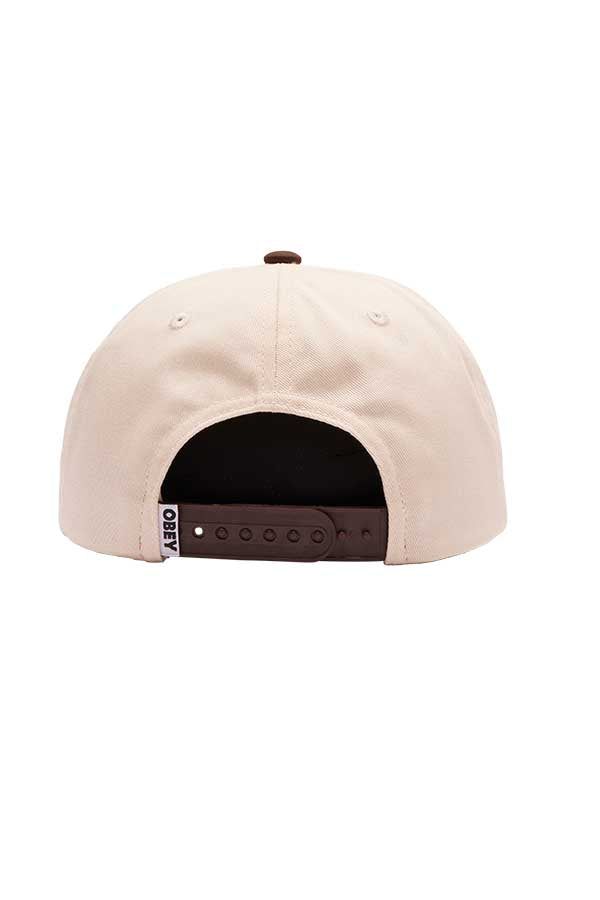 Obey Case 5 Panel Snapback | Java Brown Multi - Thumbnail Image Number 2 of 2
