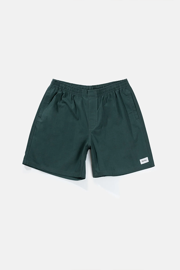 Mod Twill Jam Shorts | Moss - Thumbnail Image Number 1 of 4
