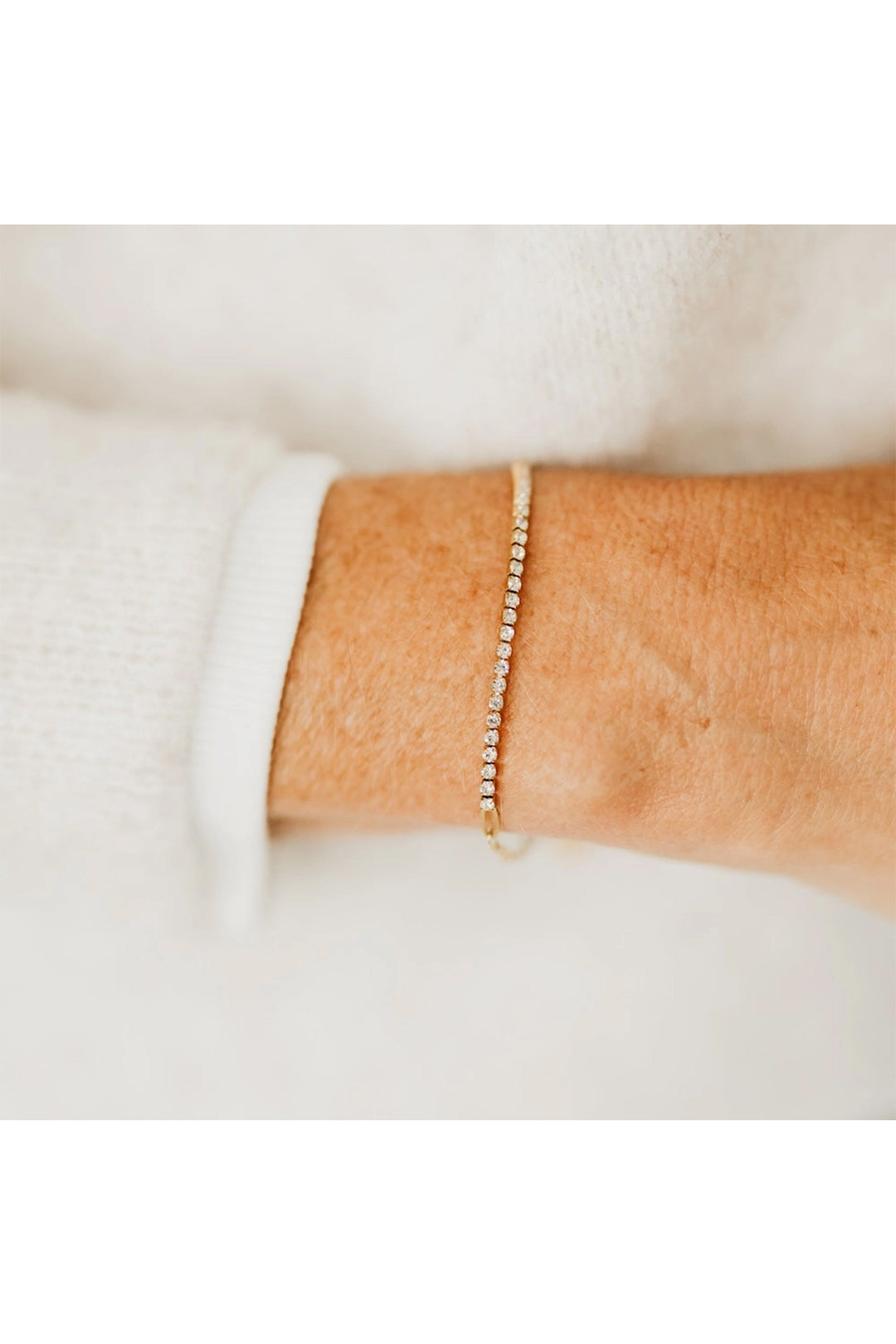 Diamond Tennis Chain Bracelet - Visual Media Number 1 of 1