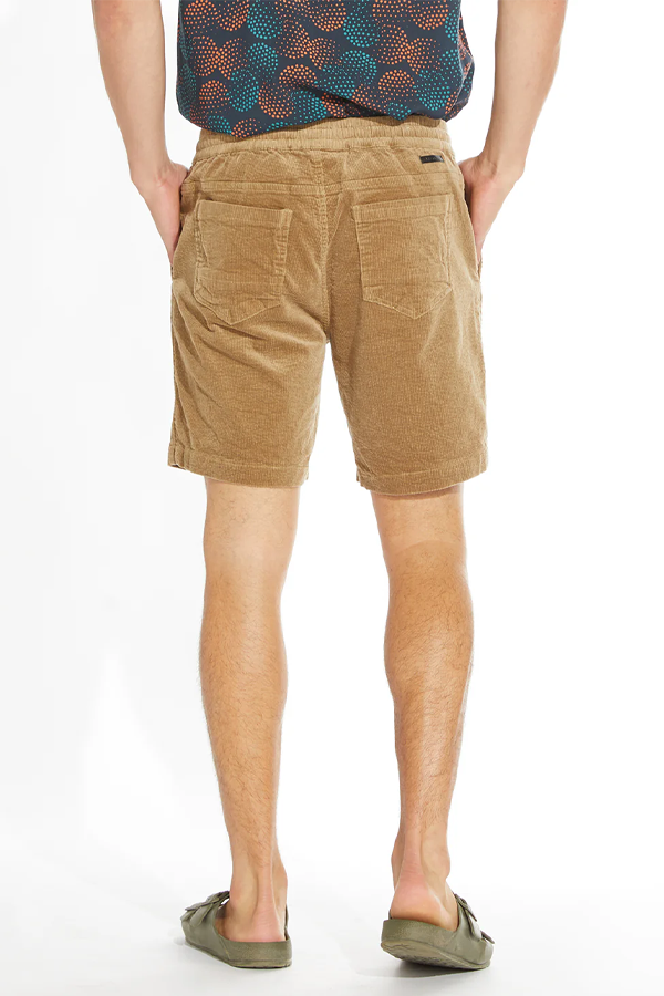 Chet 7" Corduroy Short | Khaki - Visual Media Number 3 of 3