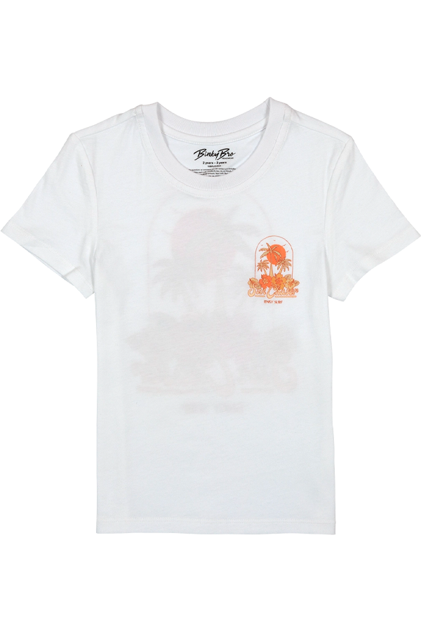 Tommie T-Shirt | White - Visual Media Number 1 of 2