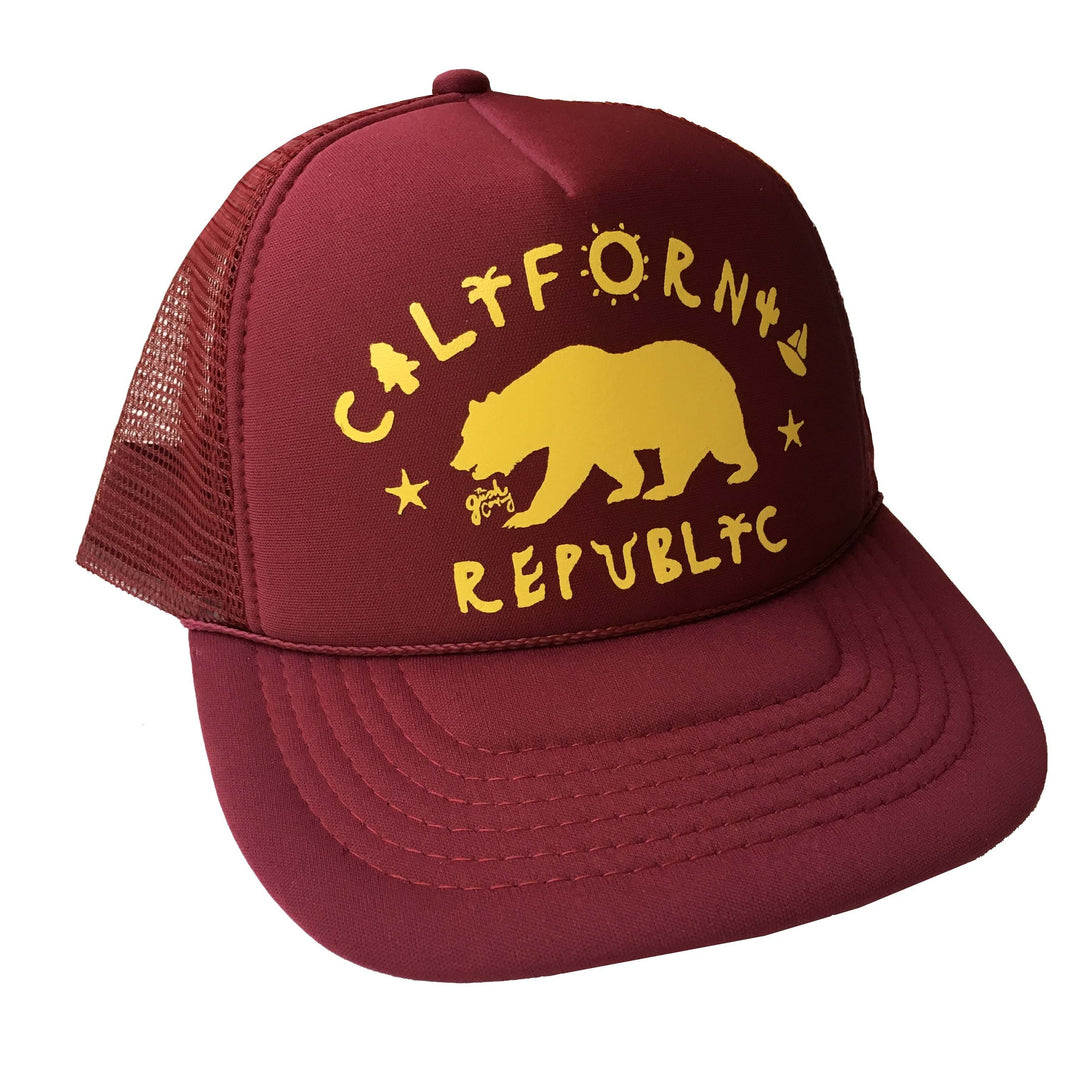 California Republic Trucker / Maroon - Visual Media Number 1 of 1