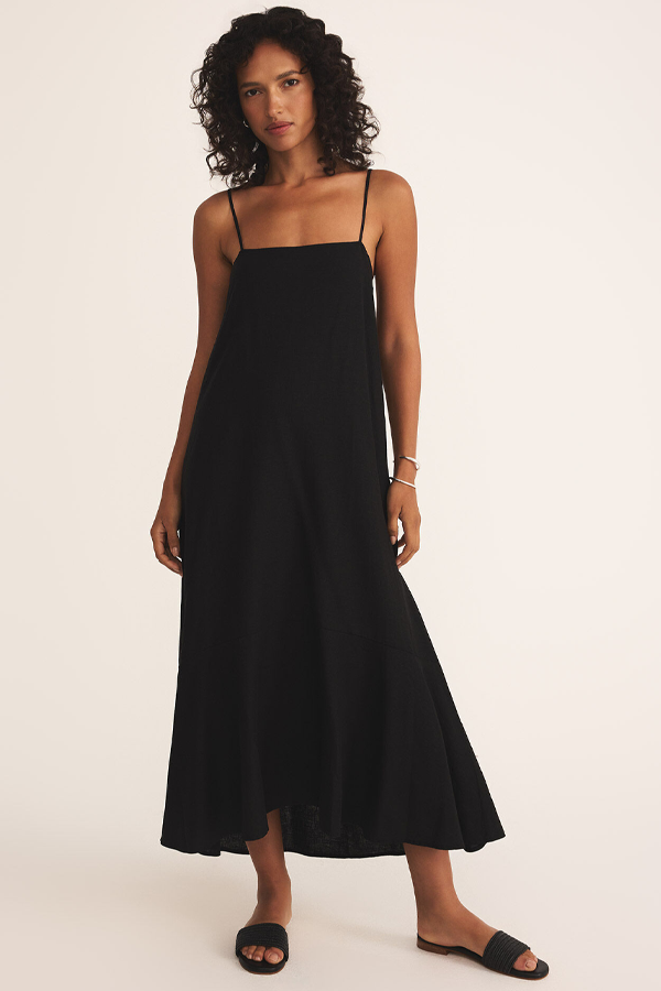 Coast Maxi Dress | Black - Thumbnail Image Number 1 of 4
