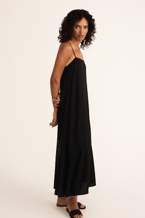 Coast Maxi Dress | Black - Thumbnail Image Number 2 of 4

