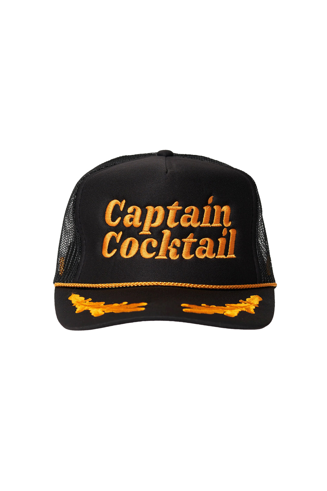 Captain Cocktail Trucker Hat | Black - Visual Media Number 1 of 1