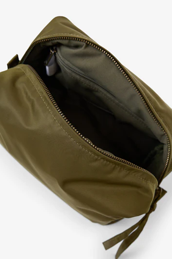 Cosima Nylon Wash Bag | Tarmac - Visual Media Number 2 of 3