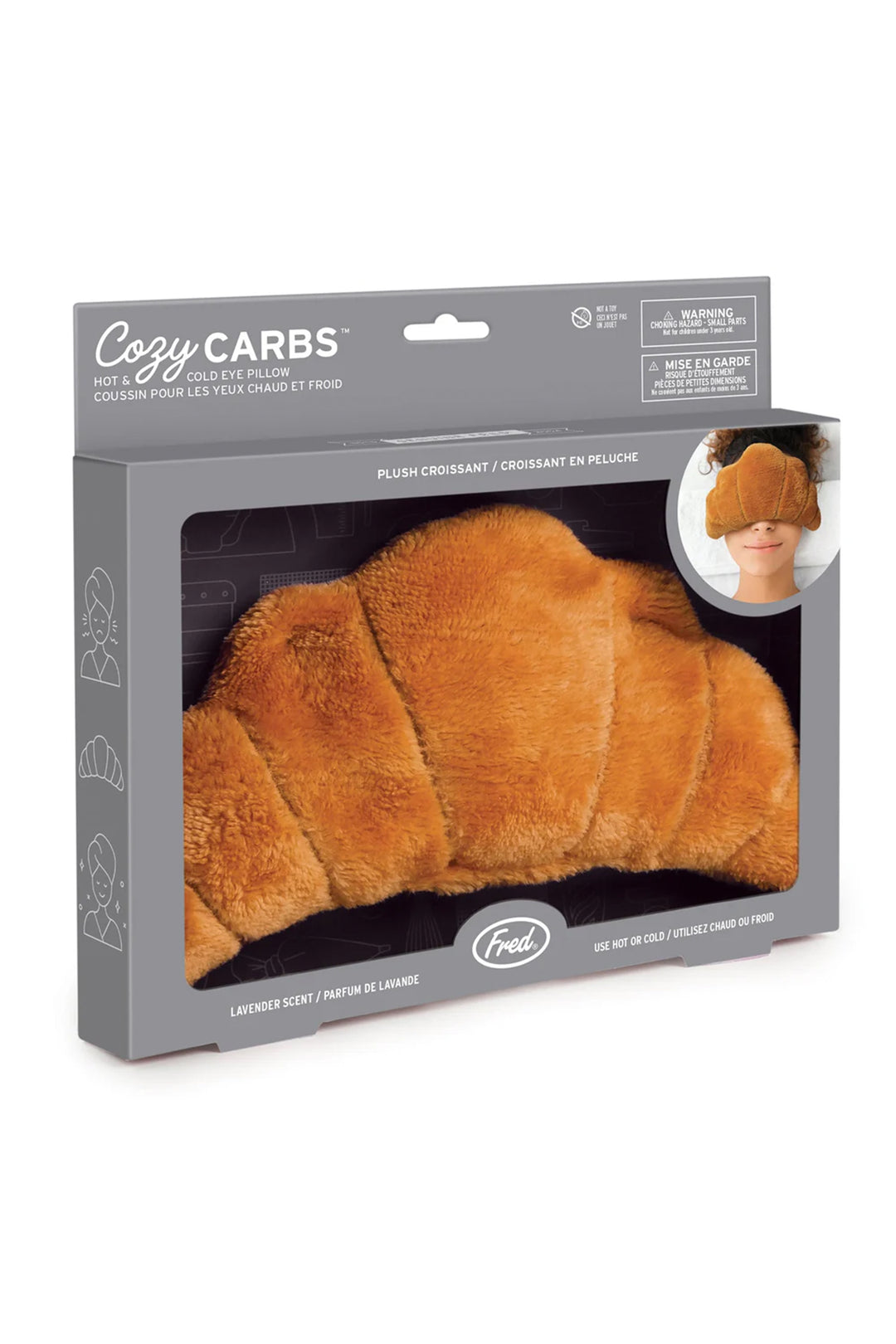 Cozy Carbs Croissant Eye Pillow - Visual Media Number 1 of 2