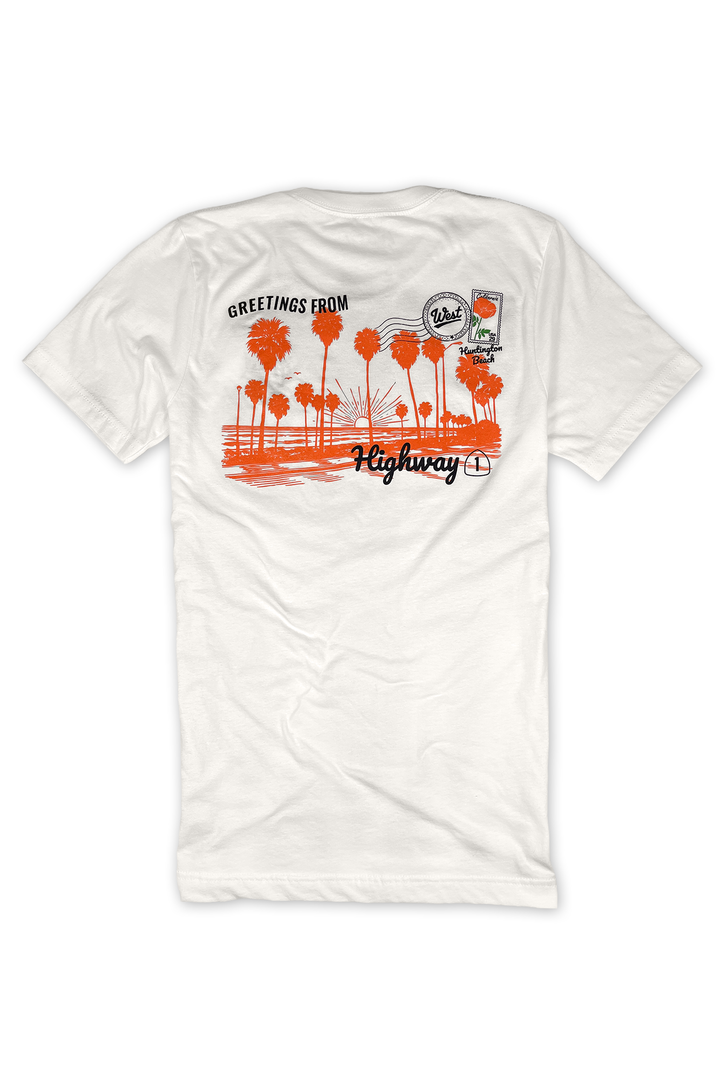 Highway 1 Tee | Cream - Thumbnail Image Number 1 of 2
