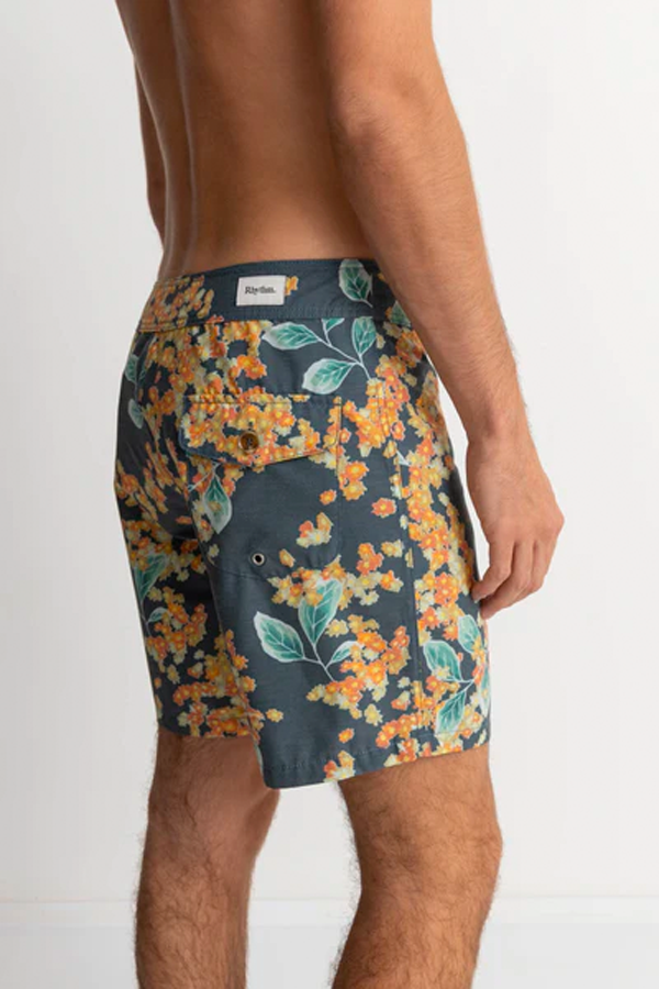 Isle Floral Trunk | Dark Navy - Thumbnail Image Number 3 of 4
