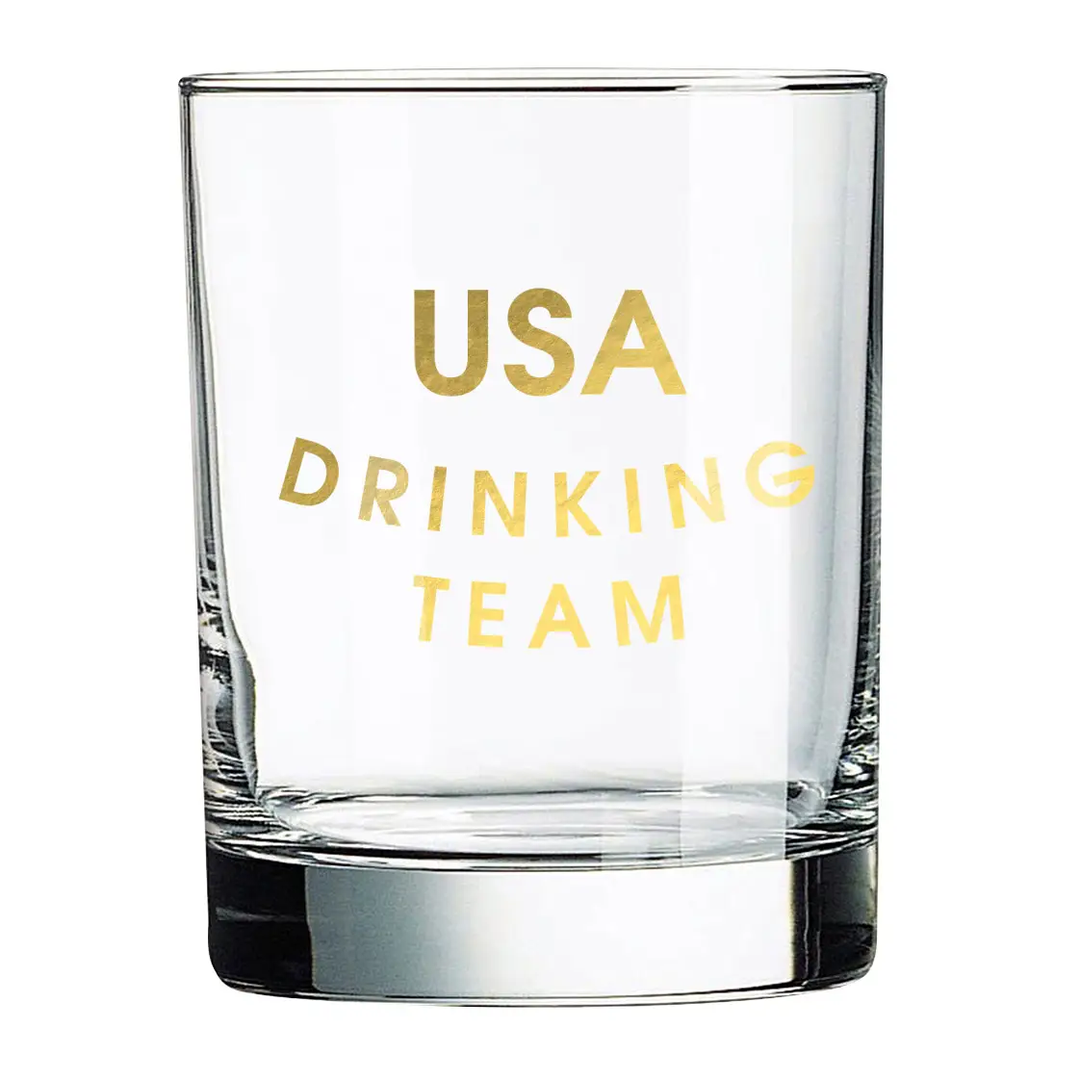 USA Drinking Team | Rocks Glass - Visual Media Number 1 of 1