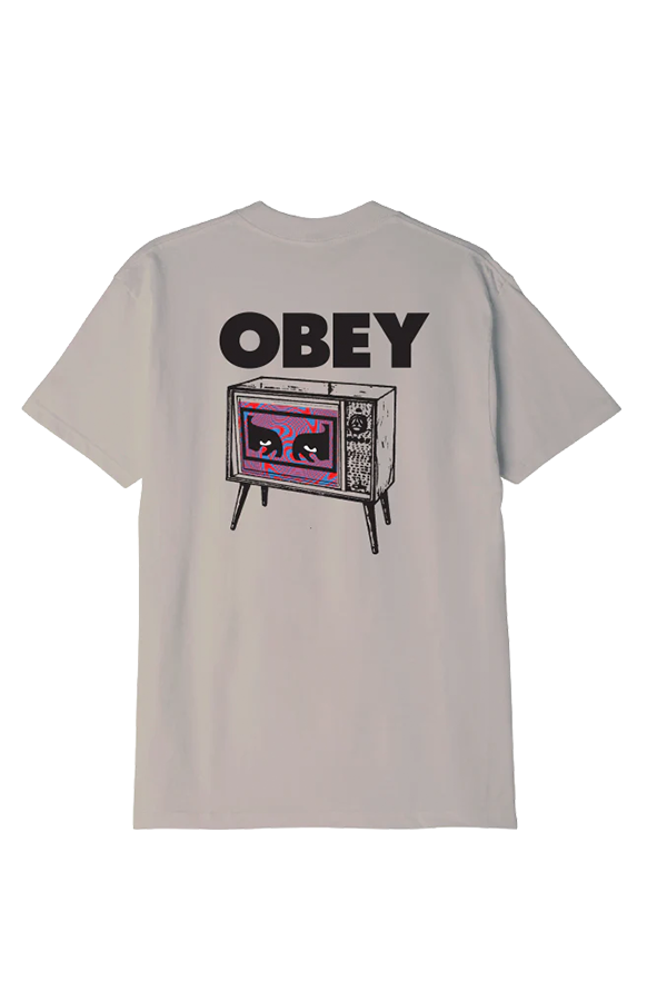 Obey Hypno Tee | Pigment Silver Grey - Visual Media Number 1 of 2