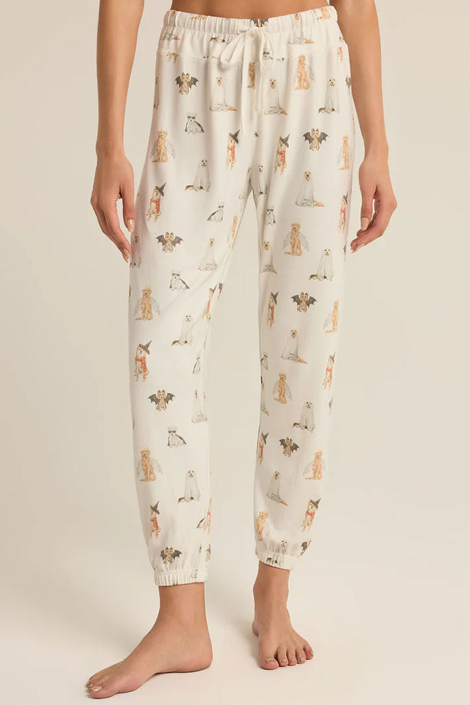 Hey Boo Dog Pant | Bone - Visual Media Number 1 of 2