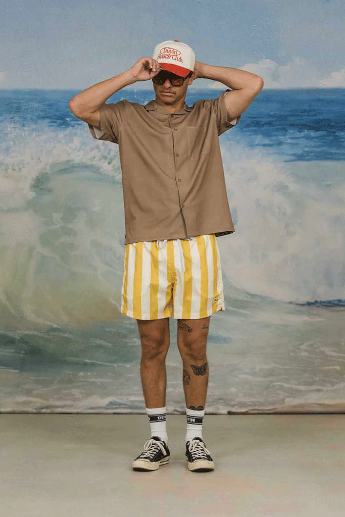 Traveler Swim Short | Yellow - Visual Media Number 1 of 3