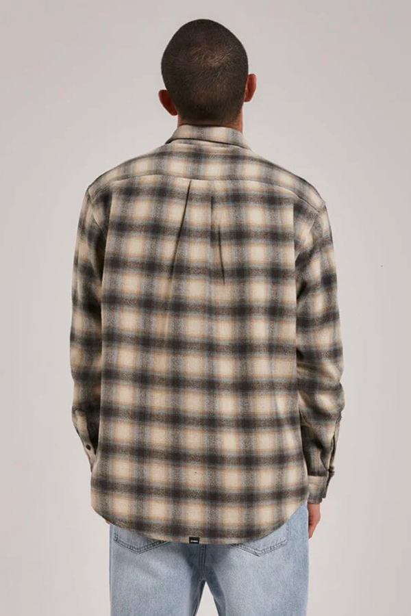 Barrio Flannel Shirt | Tarmac - Main Image Number 2 of 3