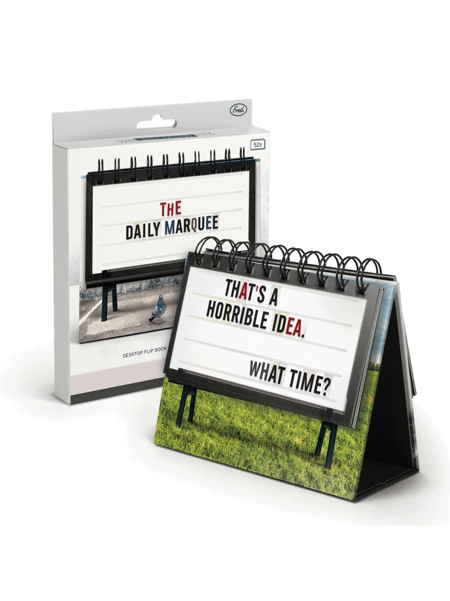 The Daily Marquee - Desktop Flipchart - Visual Media Number 1 of 2
