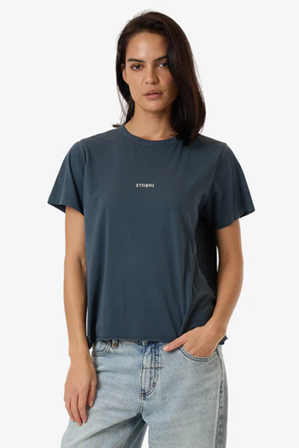 Minimal Thrills Relaxed Tee | Dark Slate - Thumbnail Image Number 1 of 3
