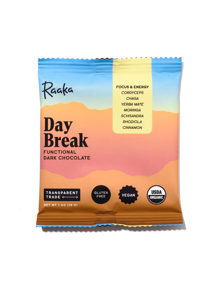 Day Break Functional Dark Chocolate Bar - Thumbnail Image Number 1 of 2
