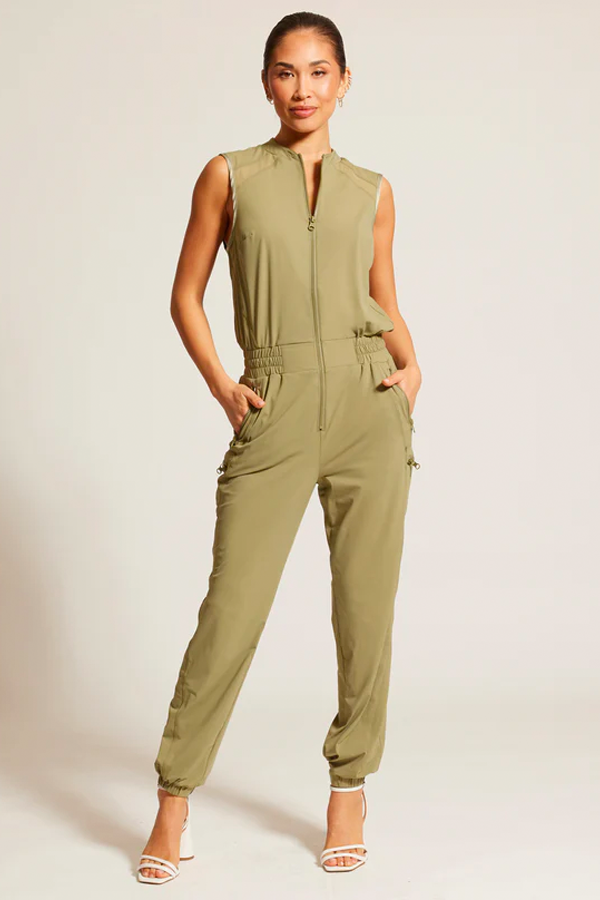 Indicator Jumpsuit | Olive Drab - Thumbnail Image Number 1 of 3
