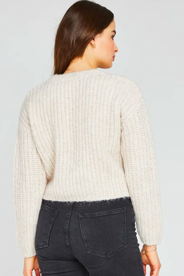 Carnaby Jumbo Sweater | Cream - Main Image Number 3 of 3