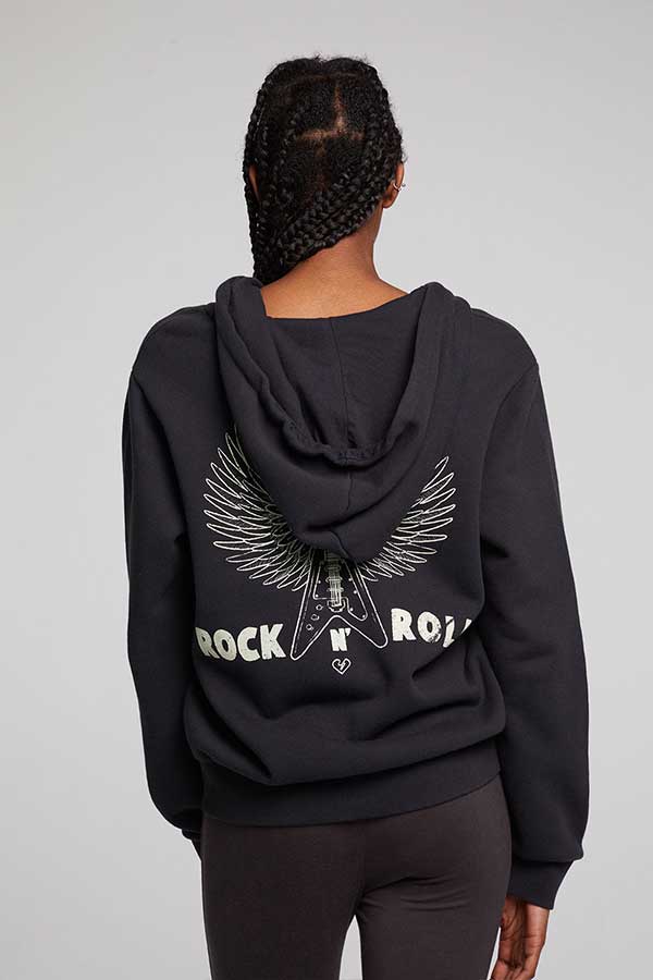 Chaser Rock N' Roll Zip Up | Licorice - Main Image Number 2 of 2