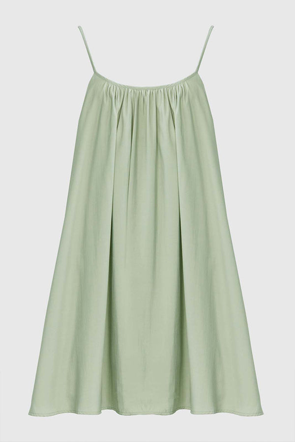 Fabrina Dress | Smoke Green - Main Image Number 3 of 3