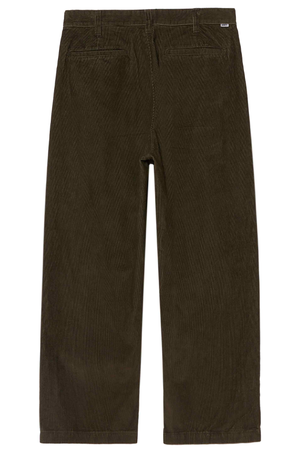 Dean Cord Pant | Black Olive Faded Wash - Thumbnail Image Number 2 of 2
