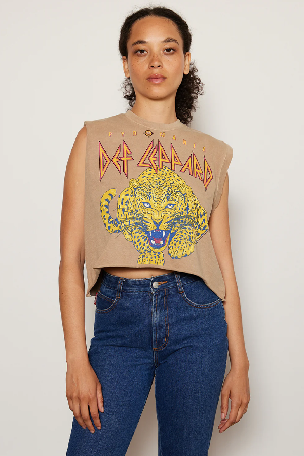 Def Leppard Pyromania Tank | Brown - Visual Media Number 4 of 4