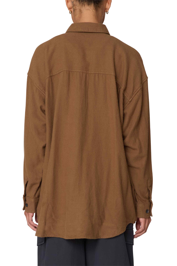 Delight Longsleeve Shirt | Tan - Visual Media Number 3 of 3
