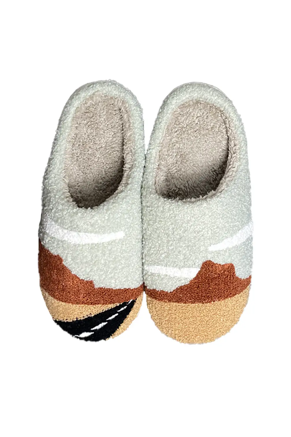 Desert Highway Slippers | Light Blue - Visual Media Number 1 of 1