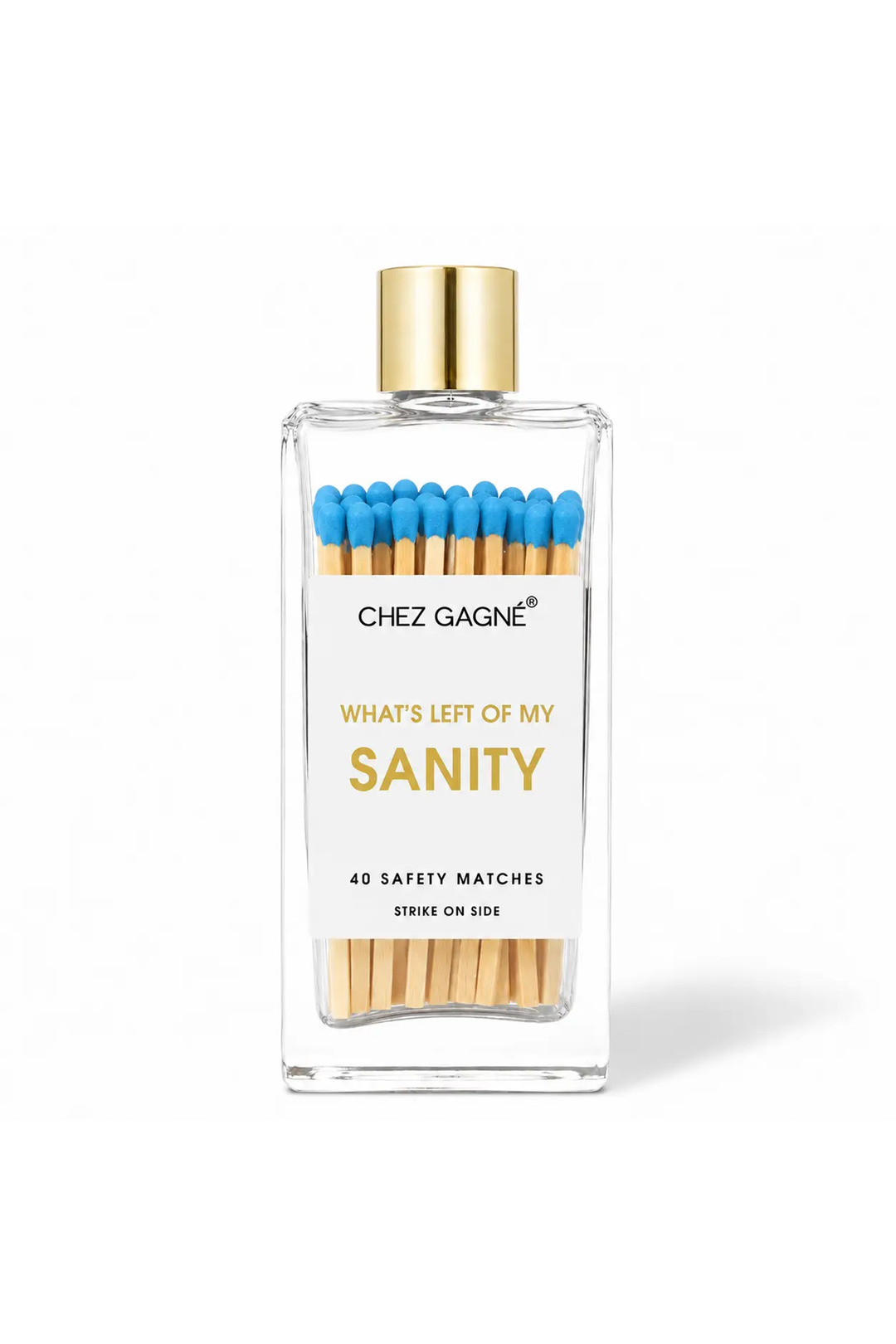 Left Of My Sanity Glass Bottle Safety Matches - Visual Media Number 1 of 1