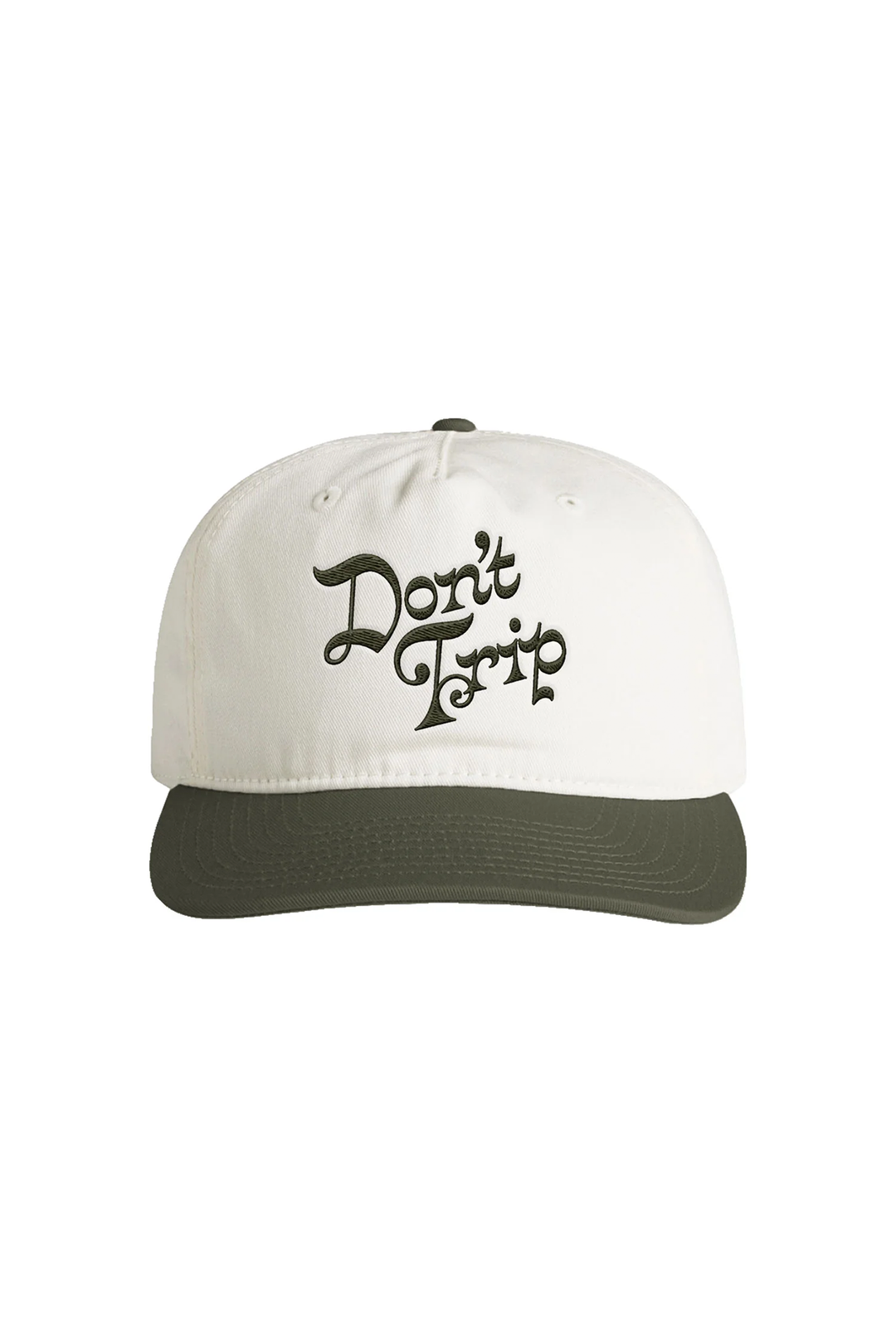 Heatwave Two Tone 5 Panel Snapback Hat | Olive - Visual Media Number 1 of 1