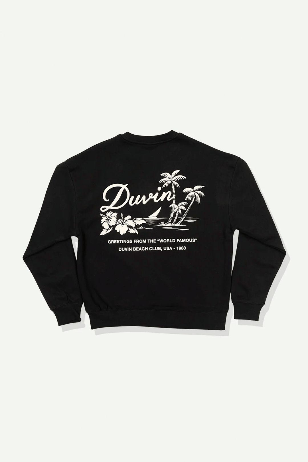 Oasis Crew Sweater | Black - Visual Media Number 2 of 2