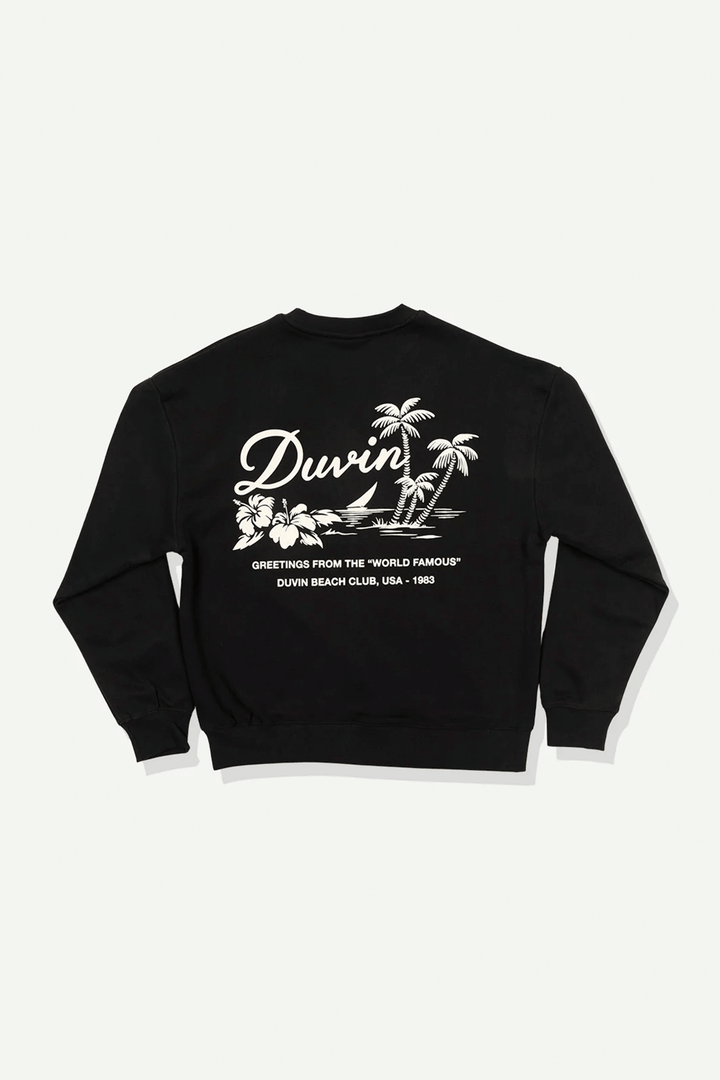 Oasis Crew Sweater | Black - Thumbnail Image Number 2 of 2
