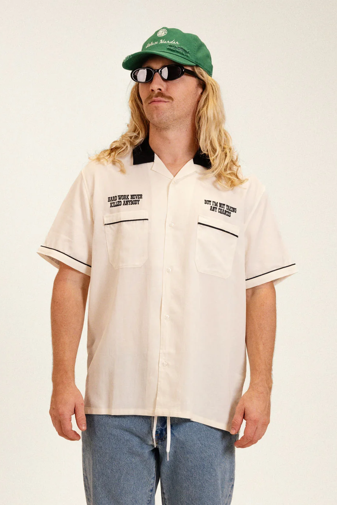 Hard Work Buttonup | Antique - Visual Media Number 1 of 1